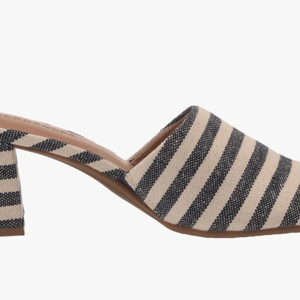 AEROSOLES Navy Entree Heeled Sandals-Size 11W (New) - Picture 6 of 7